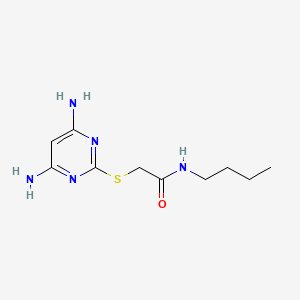 n-Butyl-2-((4,6-diaminopyrimidin-2-yl)thio)acetamide