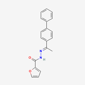 N'-[(1E)-1-(biphenyl-4-yl)ethylidene]furan-2-carbohydrazide