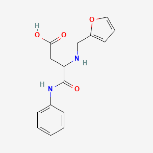 N~2~-(furan-2-ylmethyl)-N-phenyl-alpha-asparagine