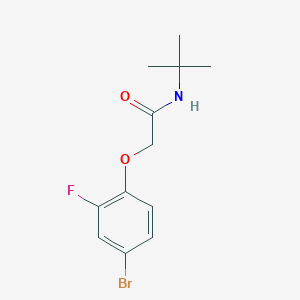 2-(4-bromo-2-fluorophenoxy)-N-tert-butylacetamide