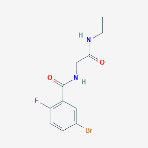 5-Bromo-N-(2-(ethylamino)-2-oxoethyl)-2-fluorobenzamide