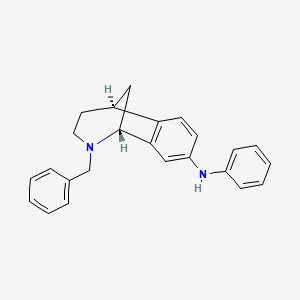 (1S,8R)-9-benzyl-N-phenyl-9-azatricyclo[6.3.1.02,7]dodeca-2(7),3,5-trien-5-amine