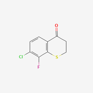 7-Chloro-8-fluorothiochroman-4-one