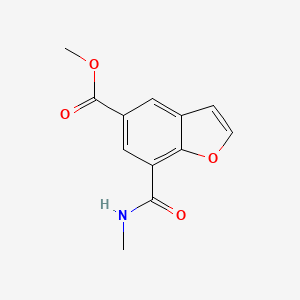 Methyl 7-(methylcarbamoyl)benzofuran-5-carboxylate