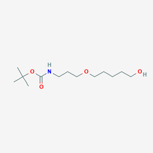 Tert-butyl (3-((5-hydroxypentyl)oxy)propyl)carbamate