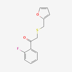 1-(2-Fluorophenyl)-2-((furan-2-ylmethyl)thio)ethan-1-one