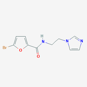 n-(2-(1h-Imidazol-1-yl)ethyl)-5-bromofuran-2-carboxamide