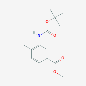 Methyl 3-((tert-butoxycarbonyl)amino)-4-methylbenzoate