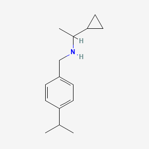 1-Cyclopropyl-N-(4-isopropylbenzyl)ethan-1-amine