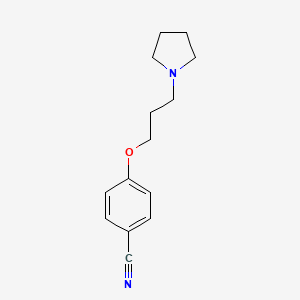 4-(3-(Pyrrolidin-1-yl)propoxy)benzonitrile