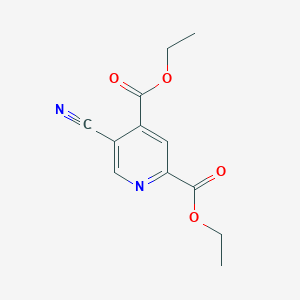 molecular formula C12H12N2O4 B15535944 Diethyl 5-cyanopyridine-2,4-dicarboxylate 