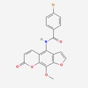 molecular formula C19H12BrNO5 B15536037 Anticancer agent 80 