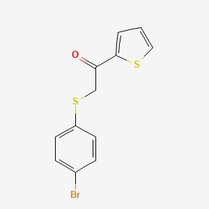 2-((4-Bromophenyl)thio)-1-(thiophen-2-yl)ethan-1-one