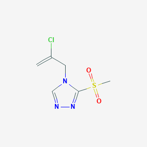 4-(2-Chloroallyl)-3-(methylsulfonyl)-4h-1,2,4-triazole