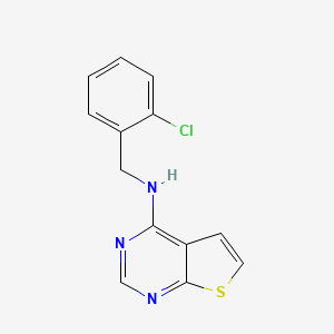 n-(2-Chlorobenzyl)thieno[2,3-d]pyrimidin-4-amine