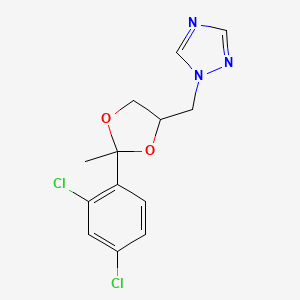 1-[[2-(2,4-Dichlorophenyl)-2-methyl-1,3-dioxolan-4-yl]methyl]-1,2,4-triazole