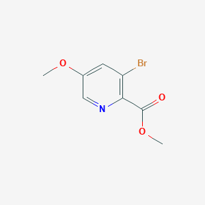 molecular formula C8H8BrNO3 B15536660 Methyl 3-bromo-5-methoxypicolinate 