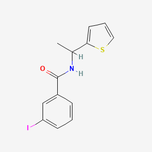 3-Iodo-N-(1-(thiophen-2-yl)ethyl)benzamide