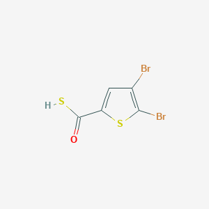 4,5-Dibromothiophene-2-carbothioic O-acid