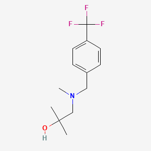 2-Methyl-1-(methyl(4-(trifluoromethyl)benzyl)amino)propan-2-ol