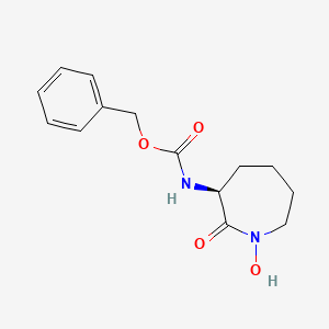 (S)-Benzyl (1-hydroxy-2-oxoazepan-3-yl)carbamate