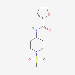 n-(1-(Methylsulfonyl)piperidin-4-yl)furan-2-carboxamide