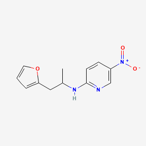 n-(1-(Furan-2-yl)propan-2-yl)-5-nitropyridin-2-amine