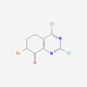 7-Bromo-2,4-dichloro-6,7-dihydroquinazolin-8(5H)-one