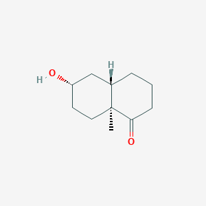 (4aS,6S,8aS)-6-Hydroxy-8a-methyloctahydronaphthalen-1(2H)-one