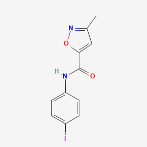 n-(4-Iodophenyl)-3-methylisoxazole-5-carboxamide