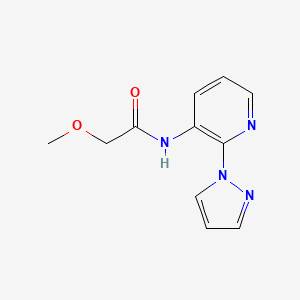 n-(2-(1h-Pyrazol-1-yl)pyridin-3-yl)-2-methoxyacetamide