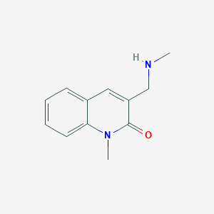 1-methyl-3-((methylamino)methyl)quinolin-2(1H)-one