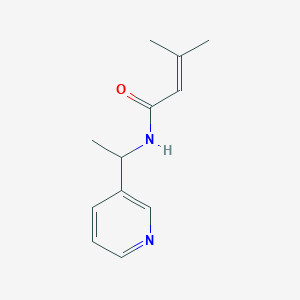 3-Methyl-N-(1-(pyridin-3-yl)ethyl)but-2-enamide