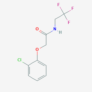 2-(2-chlorophenoxy)-N-(2,2,2-trifluoroethyl)acetamide