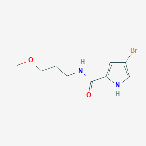 4-bromo-N-(3-methoxypropyl)-1H-pyrrole-2-carboxamide