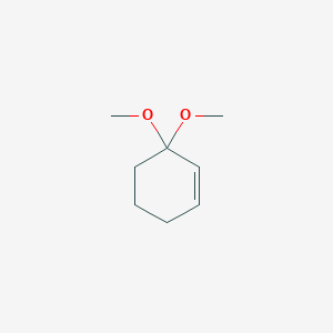 molecular formula C8H14O2 B155369 2-环己烯-1-酮二甲缩醛 CAS No. 1728-18-3