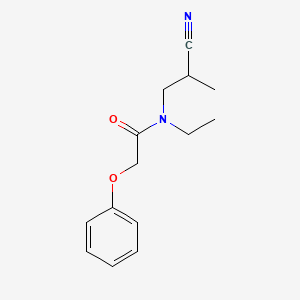 N-(2-cyanopropyl)-N-ethyl-2-phenoxyacetamide