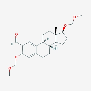 molecular formula C23H32O5 B015537 2-甲酰-3,17|A-O-双(甲氧甲基)雌二醇 CAS No. 123715-80-0