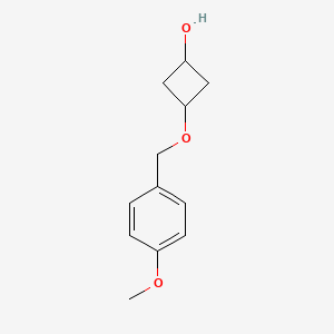 molecular formula C12H16O3 B15537001 cis-3-((4-Methoxybenzyl)oxy)cyclobutanol 