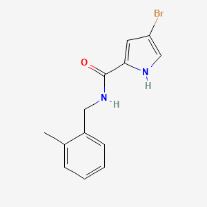 4-Bromo-N-(2-methylbenzyl)-1h-pyrrole-2-carboxamide