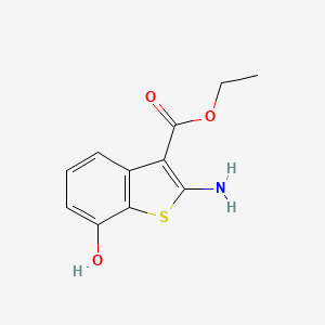 Ethyl 2-amino-7-hydroxybenzo[b]thiophene-3-carboxylate