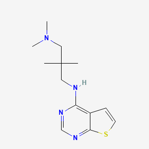 n1,n1,2,2-Tetramethyl-n3-(thieno[2,3-d]pyrimidin-4-yl)propane-1,3-diamine