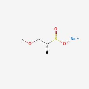 molecular formula C4H9NaO3S B15537270 Sodium (R)-1-methoxypropane-2-sulfinate 