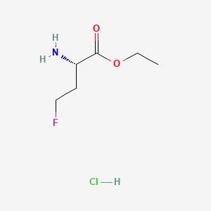 molecular formula C6H13ClFNO2 B15537362 Ethyl (S)-2-amino-4-fluorobutanoate hydrochloride 