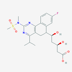 (3r,5s)-5-(8-fluoro-4-isopropyl-2-(N-methylmethylsulfonamido)-5,6-dihydrobenzo[h]quinazolin-6-yl)-3,5-dihydroxypentanoic acid