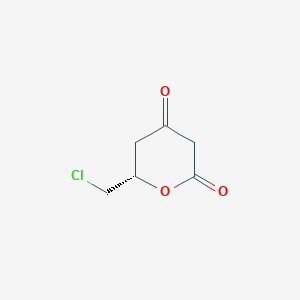 (S)-6-(Chloromethyl)dihydro-2H-pyran-2,4(3H)-dione