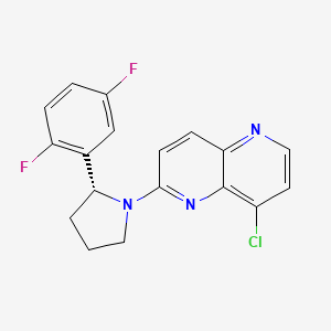 (R)-8-Chloro-2-(2-(2,5-difluorophenyl)pyrrolidin-1-yl)-1,5-naphthyridine