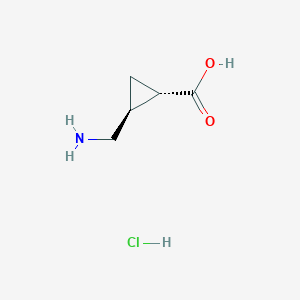 (1S,2S)-2-(Aminomethyl)cyclopropanecarboxylic acid hydrochloride