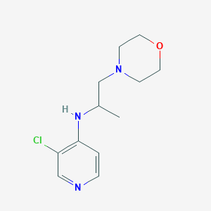 3-Chloro-N-(1-morpholinopropan-2-yl)pyridin-4-amine