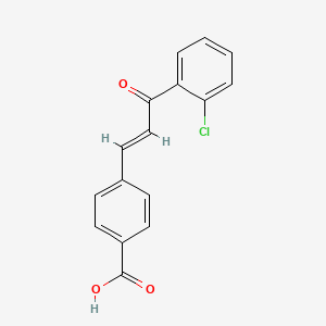 (E)-4-(3-(2-Chlorophenyl)-3-oxoprop-1-en-1-yl)benzoic acid